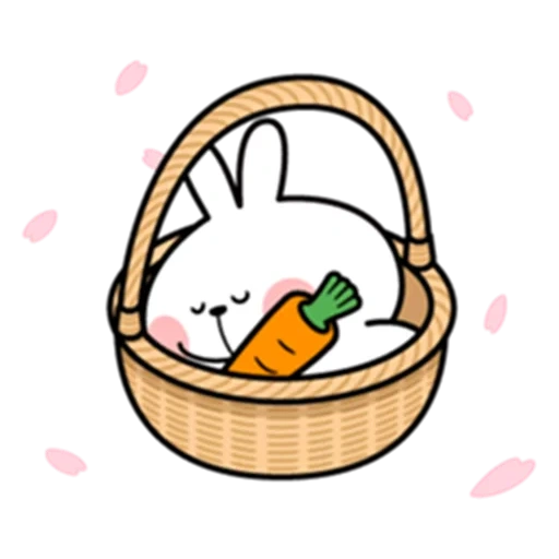 lieber kaninchen, kaninchenzeichnung, vorlagekorb kaninchen, pushen osterhase, clipart rabbit decor korb