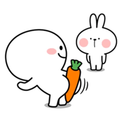 rabbit sneppi, cute drawings of chibi, cute kawaii drawings, the rabbit drawing is cute, cute rabbits