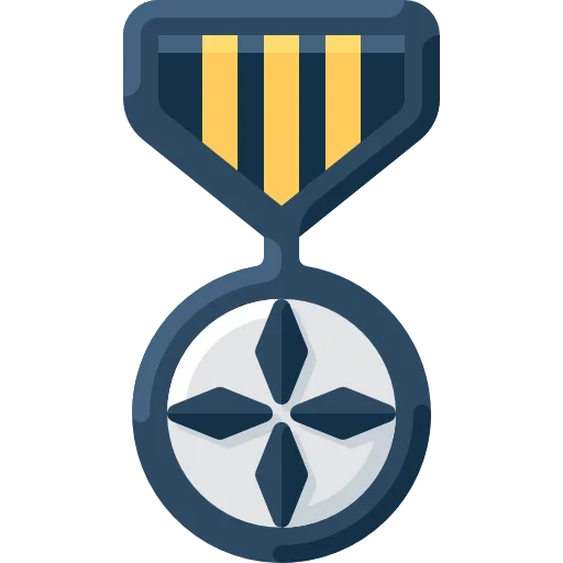 ícone de medalha, ícones de títulos, ícone de medalha, o distintivo de recompensa, recompensas temáticas do ícone