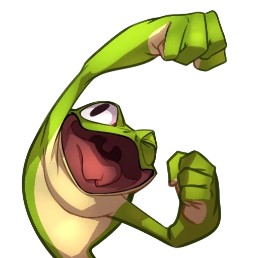 frog, клипарт лягушка, лягушка персонаж, мультяшная лягушка, сумасшедшая лягушка
