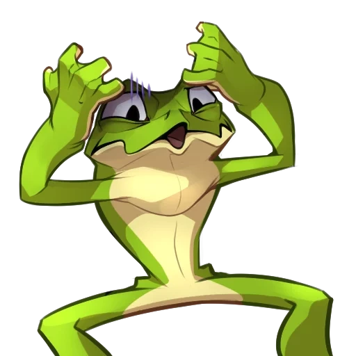 frog, rana, sapo rana, cartón de rana, rana loca