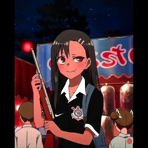 animação, nagatoro, menina anime, papel de parede de animação 2021, personagem de anime