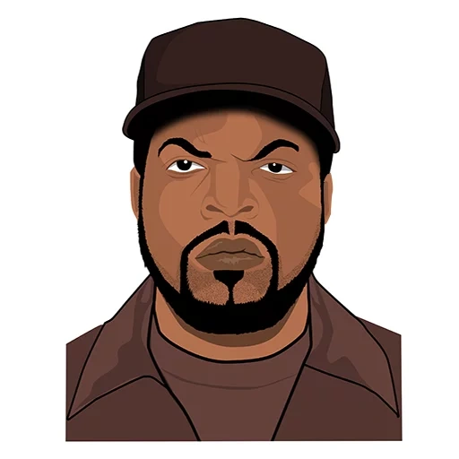 hip hop, ice cube, борода усы, рэп исполнители