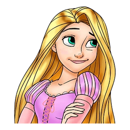 rapunzel, princesa de pelo largo, corazón de princesa de pelo largo, personajes de princesa de pelo largo