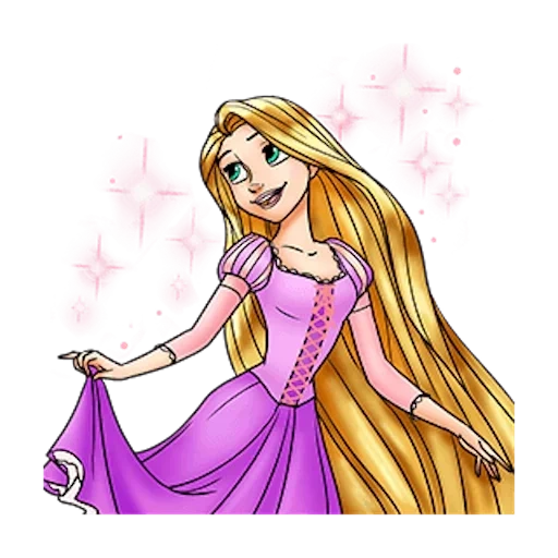 rapunzel, princesa de pelo largo edith, princesa de pelo largo de disney, personajes de princesa de pelo largo, princesa de pelo largo