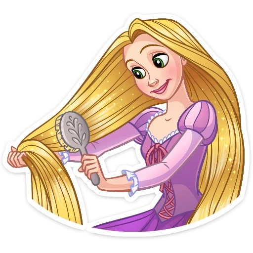 princesa de pelo largo, princesa de pelo largo de disney, princesa de pelo largo