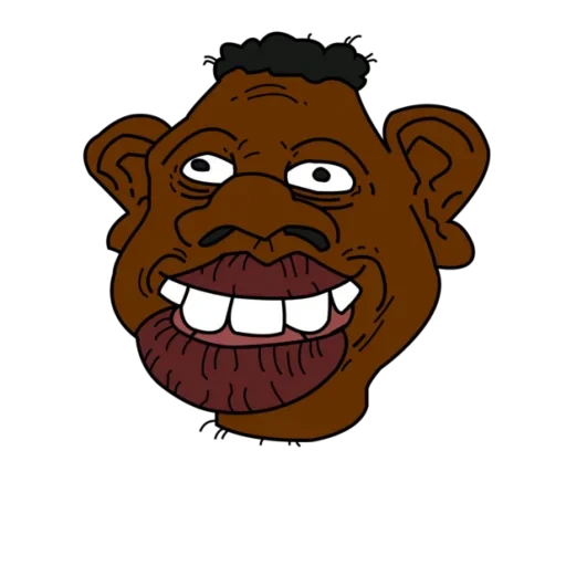 a nigger, emote, darkness, smiling face nigger