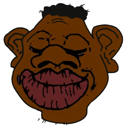 a nigger, people, male, mihm negro, smiling face nigger