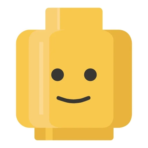 tête lego, visage de lego, mélaire lego vares, lego smiley bloc, illustration de la tête lego ai