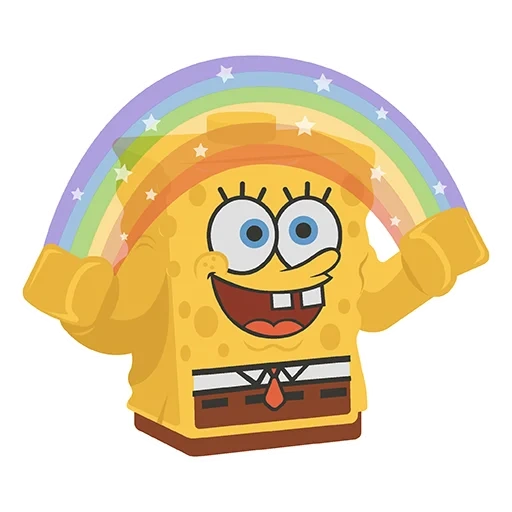 figures de haricots éponge, toys sponge bob, bob de spange jouet, sponge bob imagination, spongebob eu691001 spange bob rainbow