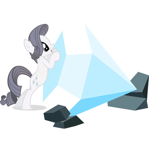 pony, rare, pony crystal, diamant asynchrone, le retour du mlp à l'harmonie