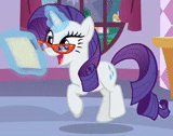gifer, rare, rarity pony, rare sewing of ponies, my little pony rarity