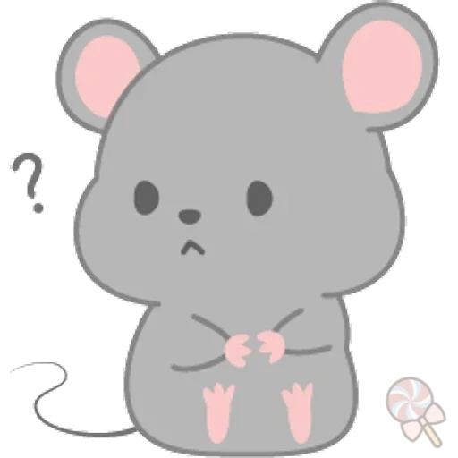 ratón, dibujos de kawaii, dibujo del ratón, ratones kawaii, lindos dibujos de kawaii