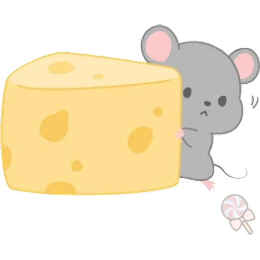 fromage de souris, un morceau de fromage, un morceau de fromage, un morceau de fromage de souris, fromage de dessin animé de souris
