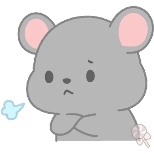 rato, clipart, desenhos kawaii, ratos kawaii, desenhos kawaii fofos