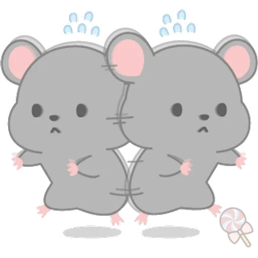 ratos kawaii, chibi kawai mishka, animais kawaii, lindos elefantes do casal, desenhos kawaii fofos