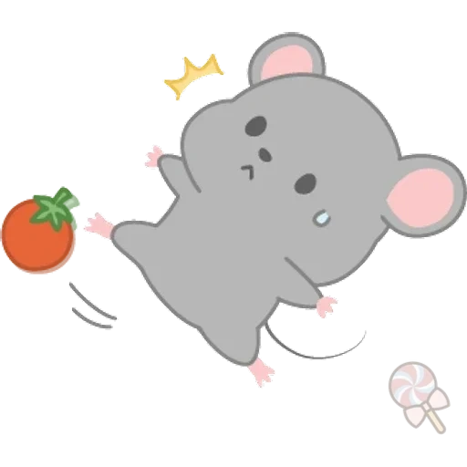 tikus, tikus lucu, tikus abu-abu, pembawa tikus, ilustrasi tetikus abu-abuname