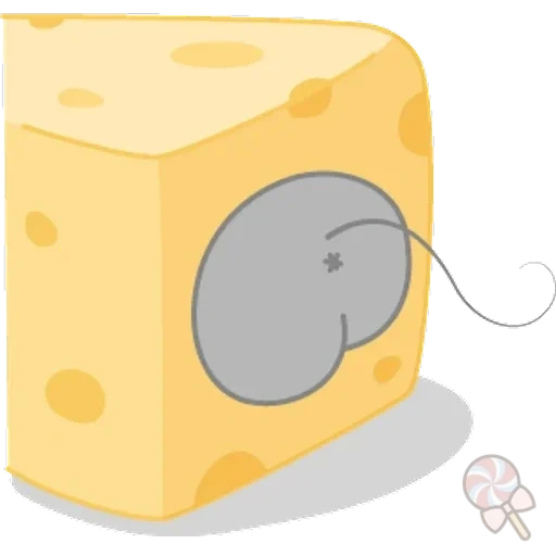 fromage, un morceau de fromage, un morceau de fromage, fromage de dessin animé de souris, un morceau de fromage dans les yeux