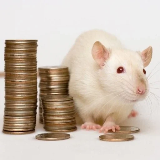 rato, 2020, ano do rato, rato com dinheiro, responsabilidade criminal