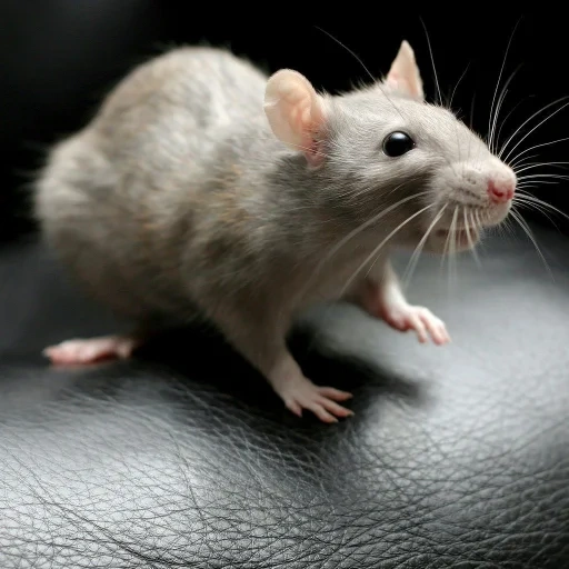 mouse rat, rat dambo, the rat is large, rat dambo is gray, the gray rat is homemade