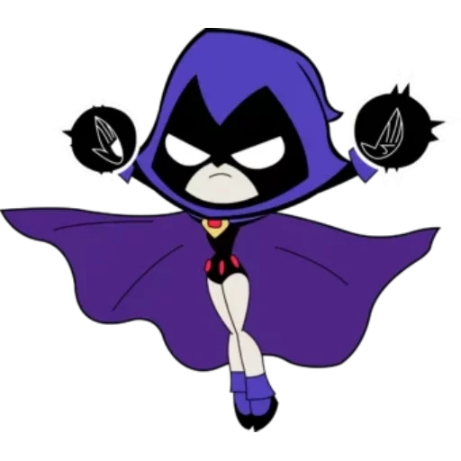 titan juvénile, raven titan, raven teen titan, titan raven junior, personnage teen titan