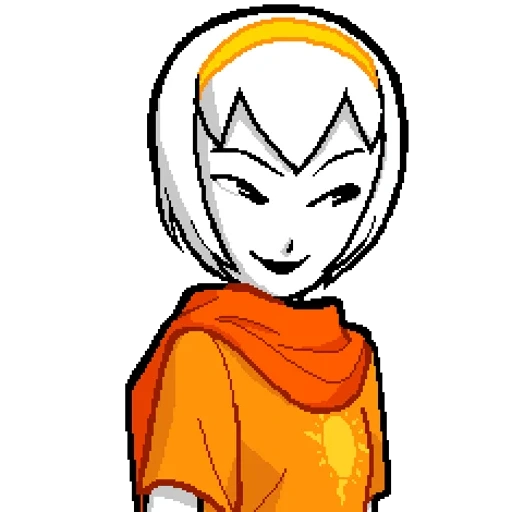 anime, hostak, rose lalonde, rose lalond sprite, rose houstak sprite