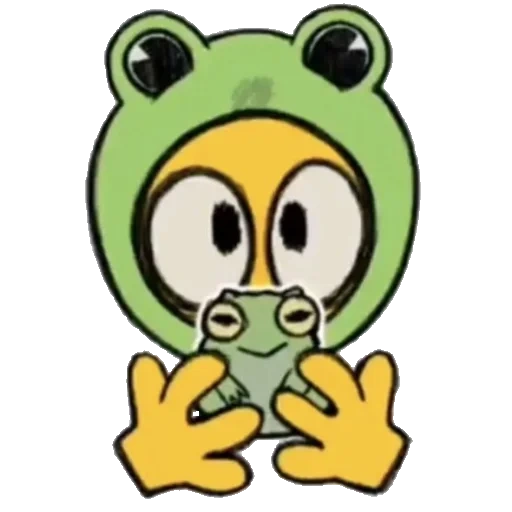 игрушка, держи лягушку, рисунок лягушки, cursed emoji frog