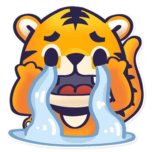 la tigre, la piccola tigre, tigre di cassa di risparmio, la tigre bianca, sticker di tigre