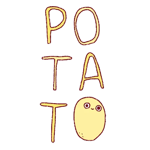 potato, sangat lucu