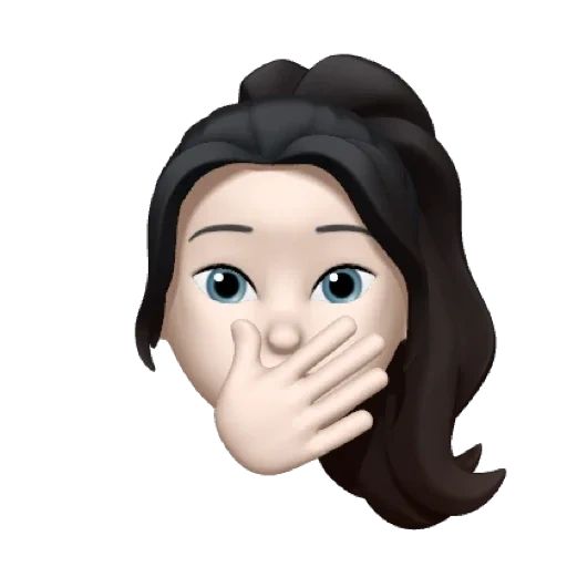 anak, wajah emoji, gambar emoji, karakter disney, gadis memoji dengan panah psd