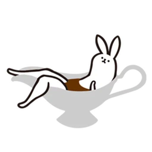 lapin, running rabbit, dessin de lapin, lapin avec les belles jambes