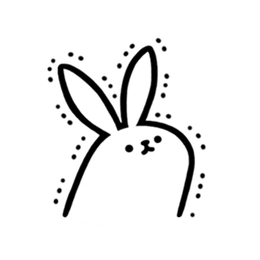 rabbit, rabbit pattern, sketch rabbit