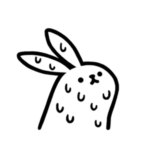 croquis de lapin, dessin de lapin, croquis de lapin, dessins d'esquisse de lapin, lapin avec les belles jambes