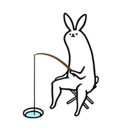 coniglio, coniglio e coniglietto, modello di coniglio, lepre a linea singola, rabbit con le leghe beautiful