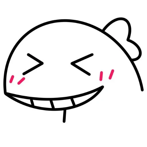 imagen, dibujo de sonrisa, emoticones japoneses, dibujo de una sonrisa astuta