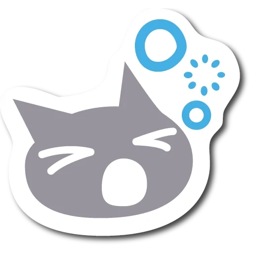 cat, gato, gato, emblema de gato, react confetti