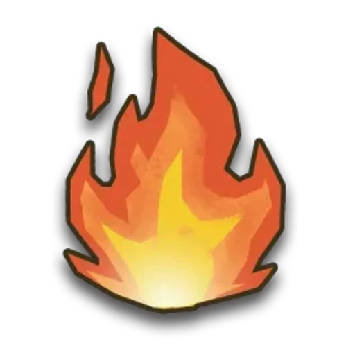 огонь, огонь пламя, эмодзи огонь, emoji iphone огонь, смайлик огонь айфон