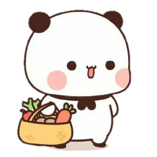 kawaii, dibujos de kawaii, dibujos de kavai, lindos dibujos de chibi, kawaii panda brownie