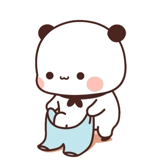 kawaii, chibi lucu, gambar kawaii, gambarnya lucu, gambar panda lucu ringan