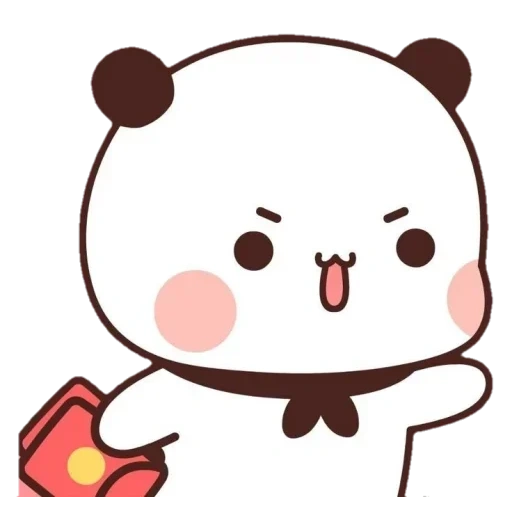clipart, gambar kawaii, gambar anime, gambar lucu, kawaii panda brownie