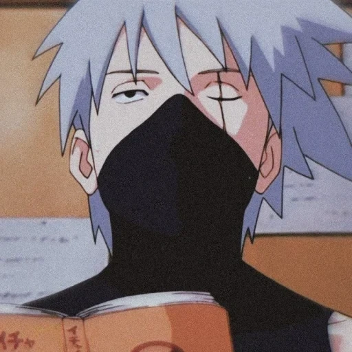 maschera kakashi, otto pesi, kakashi senza maschera, maschera di naruto kakashi, hachizhu senza maschera