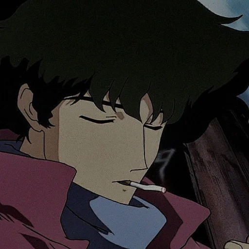 cowboy bibopp, spike spiegel, cowboy bibop spike, cowboys smoke more than pope spike, cowboy bibop spike spiegel