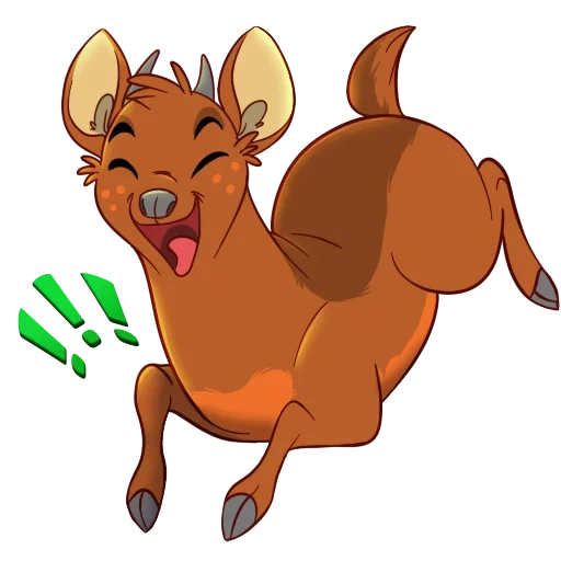 animation, people, animals, deer and fox, long nuo deer demon