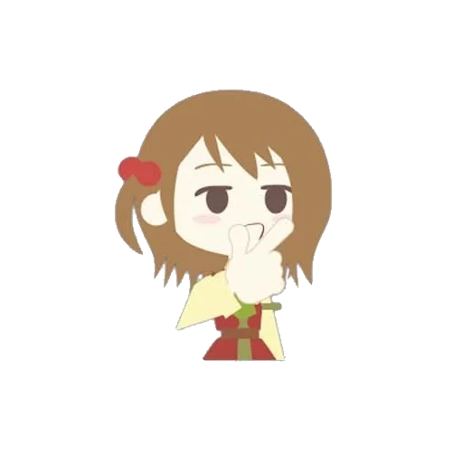 anime, immagine, k-on yui chibi, personaggi anime, yui hirasaw chibi