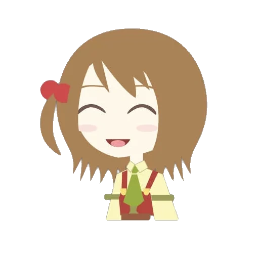 chibi, chica, imagen, humano, yui hirasaw chibi