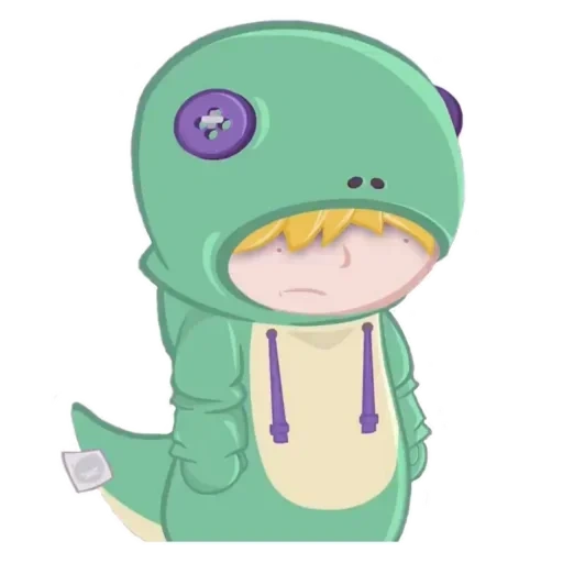 un jouet, dinosaur rawr, rawr 12 vert, personnages d'anime, caractère d'anime rawr