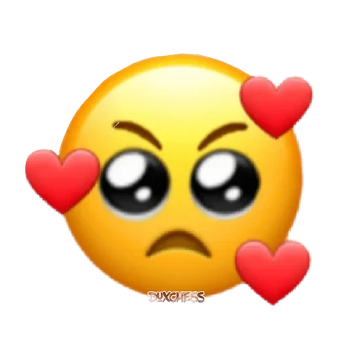 emoji, encantador emoji, emoji querido, smiley con un corazón roto, smiley con corazones alrededor de la cabeza