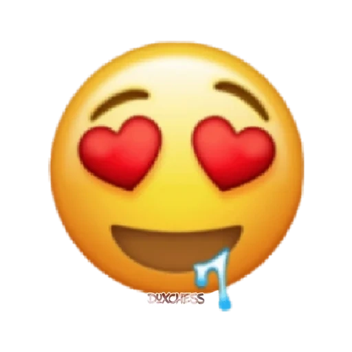 emoji, love emoji, émoticônes des emoji, les yeux d'emoji amoureux, smiley amoureux de dans l'amour