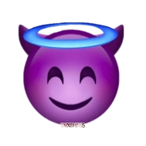 emoji, emoji, emoji demon, demon smileik, emoji is a violet demon