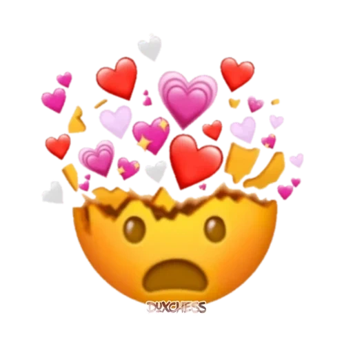 emoji keren, ekspresi hari valentine, emoji lovers, potongan emoji headshot, menggali kemarahan ekspresi kepala